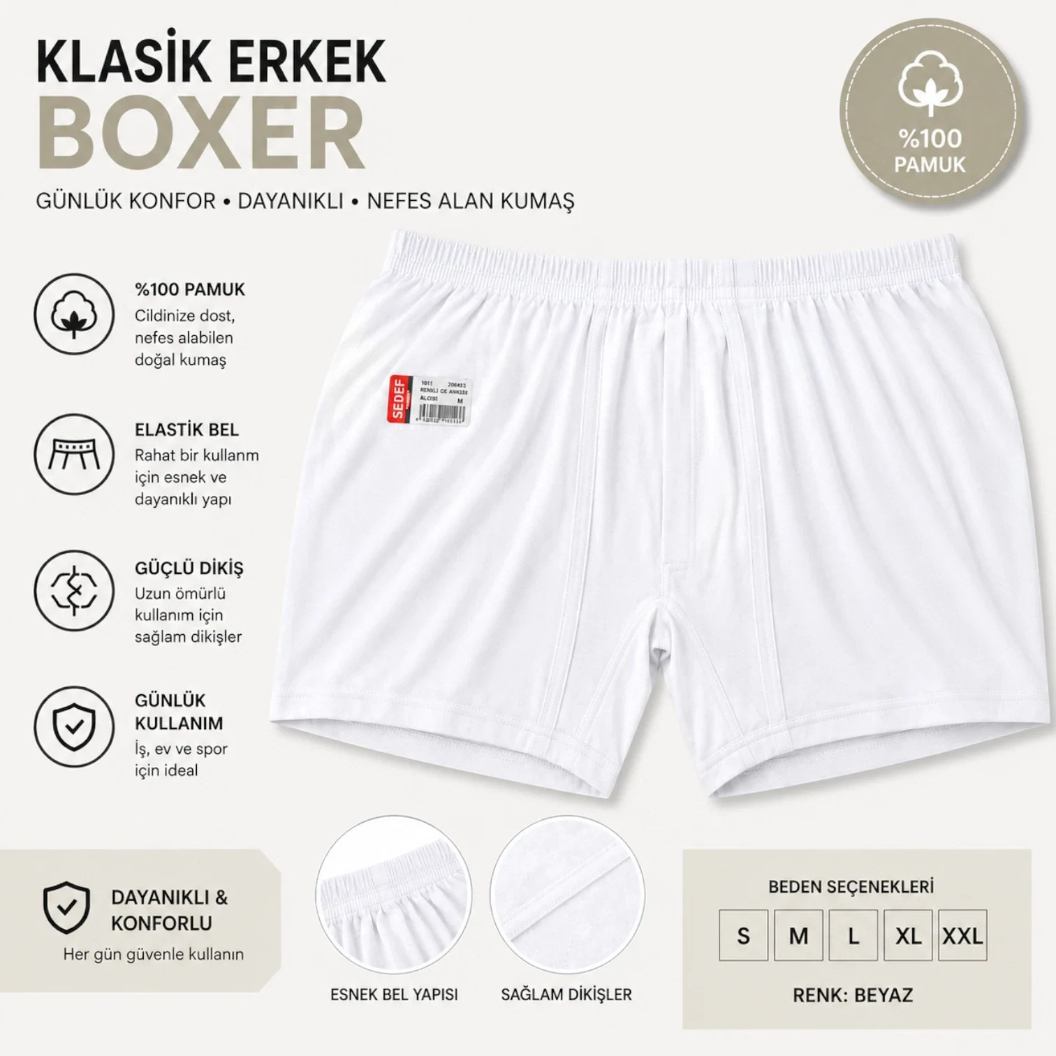Arjantin Boxer Beyaz (Deniz)